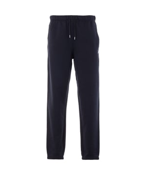 Jogging Fred Perry Loopback pour homme en bleu marine  Fred Perry offre un style intemporel mis à jour cette saison et ce jogging loopback ne fait pas exception. Doté du double liseré emblématique de la marque avec des rayures doubles sur la poche arrière passepoilée. Le mélange riche en coton avec des bordures élastiques offre un confort maximal pour un usage quotidien. Finition avec le logo emblématique de la couronne de laurier Fred Perry, brodé sur la jambe gauche.-Coupe Regular-Mélange de coton et polyester loopback-Taille élastiquée avec cordon de serrage-Poches passepoilées sur les coutures latérales BR>-Poche arrière passepoilée à double liseré-Chevilles élastiques-Logo Fred Perry