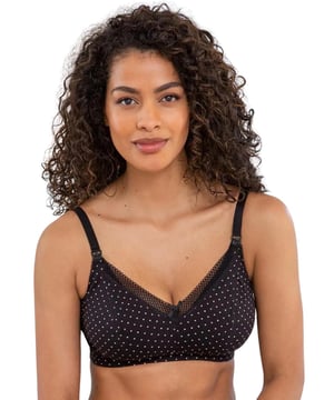 Pour Moi Womens Romance Wired Plunge Push-Up Bra A-DD - 32B - Black,  Black,Red Mix, £30.00