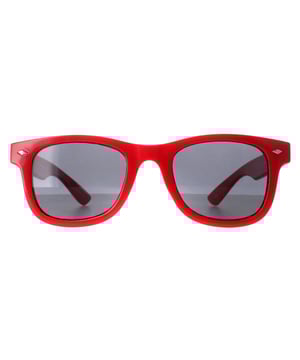 Smarty Rectangle Kids Red Grey X2054  Sunglasses Brighten your child's day with SMARTY Designer Sunglasses model X2054E, ideal for kids aged 3 to 7 years old. These rectangular-shaped sunglasses feature a vibrant red frame with durable plastic arms and grey lenses, offering superior UV protection and a bold, playful look. The X2054E model combines trendy design with kid-friendly comfort and durability, making them perfect for any outdoor adventure. Available at an unbeatable discount from the regular retail price, these designer sunglasses provide exceptional quality and value. Give your child the gift of stylish sun protection with SMARTY.
