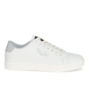 Zapatillas PME Legend para él. Están fabricadas en piel sintética y tejido de alta calidad. La zapatilla tiene una plantilla extraíble de EVA, que proporciona una buena amortiguación.  Marca: PME LegendNombre del modelo: AeriusCategoría: sneakers hombreMateriales: piel sintética/textilColor: blanco