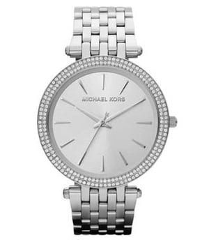 PRODUCT INFO			Case Diameter: 39mm	Case Material: Stainless Steel			Water Resistant: 50 Metres	Movement: Quartz (Battery)	Dial Colour: Silver			Strap Material: Stainless Steel Bracelet	Clasp Type: Push-Button Deployment			Gender: Female	DESCRIPTION						This elegant piece blurrs the lines between jewellery and timepiece, making it perfect for the fashion- forward female.&nbsp;					It is made from stainless steel. and has a sleek bracelet design in silver metal.and fastens with a push-button deployment.