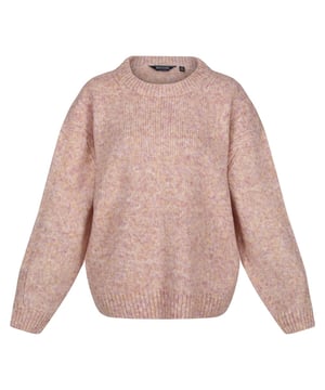 Materiaal: Acryl, polyamide, polyester. Stof: Zachte aanraking. Ontwerp: Gebreid. Stoftechnologie: Duurzaam. Slijtvast. Hem: Ribben. Mouwtype: Ballon, met lange mouwen. Halslijn: Crew Neck, Ribbed. Manchet: Ribbel. Bevestiging: Trek aan de achterkant.