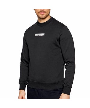 Sweatshirt Calvin Klein Logo vice et versa Herren Schwarz Baumwolle. Authentisches Freizeitkleidungsstück der Marke Calvin Klein - Streetwear/Sportswear-Design von Calvin Klein - Calvin Klein für Herren modisch, perfekt für den Alltag - Das schwarze Calvin Klein Sweatshirt lässt sich ideal mit dem Rest Ihrer Garderobe kombinieren - Bequeme Baumwollqualität - klassisch - Logo vice et versa -