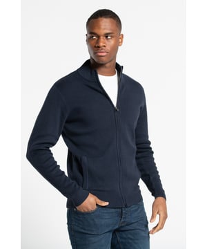 Mens zip store through cardigan