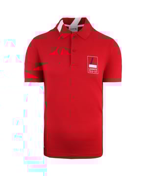 Lacoste Slim Fit Short Sleeve Mens Red White Polo Shirt PH9362 EHA
