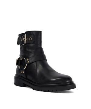 Ladies Piton Plain Low Boots