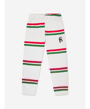 Experience the unmatched style and comfort with Mini Rodini's Kids Striped Joggers in Grey. Perfectly designed for Unisex, these joggers are sure to revamp their wardrobe. Check out these striking features: Striking Design: The trendy stripe pattern makes this piece fashionable and unique, giving your young one an edgy and stylish look. Premium Comfort: Crafted from high-quality fabric, these joggers are soft and comfy, designed for all-day comfort and flexibility in their everyday adventures. Unisex Apparel: These Kids Striped Joggers are versatile and suitable for both boys and girls. A great addition to your child's Unisex wardrobe!Embrace the charm and simplicity of these Kids Striped Joggers by Mini Rodini in Grey. Let your little one dominate their casual look with comfort and style. Don't wait, order now!