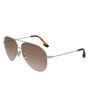 Gafas de sol de mujer de color dorado - Victoria Beckham VB90S-702• material: metal• color: dorado• tamaño: 55/17/140 mm (longitud de la lente / ancho del puente / longitud de la varilla)  UV filter 2