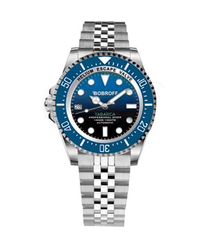 Bobroff BF0003ibaBFST - Reloj para hombre automático acero inoxidable• material: acero inoxidable• cristal: saphir• pulsera: acero inoxidable• correa: plata azul• resistencia al agua: 1000 m (100 ATM)• tamaño de la caja: 44 mm