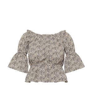 Festival liefde! Met deze lichtgewicht cropped blouse presenteert myMo ons een veelzijdig stylingstuk. Gemaakt van een lichte, kreukvrije stof, voorzien van een zoete bloemenprint die samen met de off-shoulder halslijn, de volants aan de mouwen en de elastische tailleband zorgt voor een betoverend speelse carmen blouse die ons meteen om zijn vinger heeft gewonden.