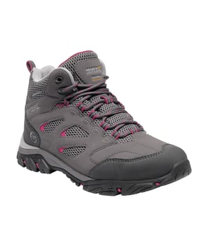 Wandelschoenen voor vrouwen gemaakt van Isotex waterdicht materiaal. Naad gesloten met interne membraan bootee liner. Hydropel waterbestendige technologie. Diepgewatteerde neopreen kraag en mesh tong. Rubberen teen- en hielbumpers. Nieuwe en verbeterde pasvorm met precieze hielgreep en royale teenruimte. EVA-comfort-voetbed. Stabiliserende schachttechnologie. Interne EVA-zak voor comfort onder de voeten en minder gewicht. Nieuwe rubberen buitenzool met zelfreinigende en schuine nokken voor voortstuwing, breek- en zelfreinigende eigenschappen. 15% Polyester, 85% Polyurathane.