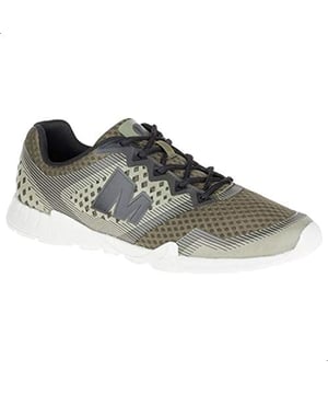 Merrell Versent Mech Lace-Up Green Synthetic Mens Trainers J91463