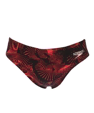 Men's Speedo Allover 7 cm Swim Briefs.- Drawstring waist.- Front modesty liner.- 100% Chlorine resistance.- Quick dry.- Body: 53% Polyester, 47% PBT Polyester. Lining: 100% Polyester. Ref: 809739G828.