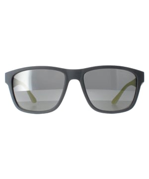 Las gafas de sol Armani Exchange AX4135S 81806G gris mate espejo plata presentan un diseÃ±o de montura elegante y moderno elaborado con acetato de alta calidad, lo que garantiza su durabilidad y un ajuste cÃ³modo y ligero. Las lentes proporcionan una protecciÃ³n UV total, protegiendo sus ojos al tiempo que ofrecen una claridad visual excepcional. El modelo AX4135S se caracteriza por sus detalles distintivos y sus lÃ­neas depuradas, que encarnan la estÃ©tica elegante y vanguardista por la que es conocida Armani Exchange.