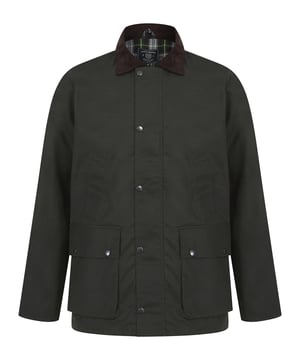 This wax jacket from Kensington Eastside is the perfect staple piece for your wardrobe. The jacket features a corduroy collar and is lined with a traditional cotton tartan fabric making it the perfect jacket to keep warm and make a statement. This jacket has 5 pockets, including an inside pocket and press-stud fastening offering practicality. Outer jacket is made from 100% waxed cotton.