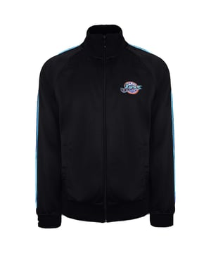 Mitchell & Ness San Antonio Spurs Sangeve Long Sleip Up Black Mens Track Chaqueta TRJKDA18017 Sasblck1