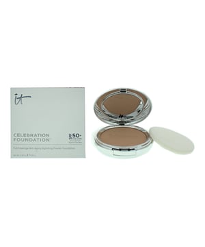 It Cosmetics Celebration Foundation is a range created by It Cosmetics to provide fill coverage with a premium powder foundation. The foundation hides the look of imperfections on the skin, giving a highly pigmented, buildable coverage on a variety of skin types. The powder is infused with Silk, Peptides, Antioxidants and Hydrolysed Collagen, which help to deliver seamless coverage and a sensational finish.