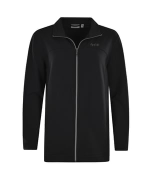Bequeme Freizeitjacke von der Marke hajo. Angenehm weicher Material-Mix - bügelfrei, atmungsaktiv und hautsympathisch. Einschubtaschen und Zipper.