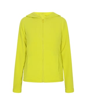 Deze veelzijdige hoodie is een onmisbaar kledingstuk in je garderobe en heeft een volledige ritssluiting voor individuele stylingopties. Ontworpen met lange mouwen en een gezellige capuchon voor extra warmte en bescherming. De geribde manchetten en zoom zorgen voor een comfortabele pasvorm, terwijl de zachte stof comfort biedt voor dagelijks gebruik.  Fleece jas