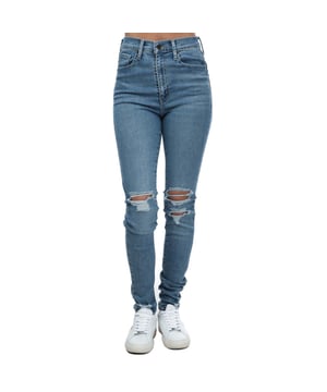 Dames Levis Mile High Super Skinny Jeans in denim.- 5-pocketconstructie. - Gulp met rits en knoopsluiting.- Lederen merkopdruk op de achterkant van de taille.- Hoge taille.- Aansluitend silhouet.- Slank bij de heup en dijen.- Lichte taps toelopende pijpen.- Extra korte binnenbeenlengte ongeveer 28 inch Korte binnenbeenlengte ongeveer 30 inch. Extra korte binnenbeenlengte ongeveer 28 inch Korte binnenbeenlengte ongeveer 30 inch Normale binnenbeenlengte ongeveer 32 inch.- 82% Katoen 15% Polyester 3% Elastan.- Ref: 227910233De afmetingen zijn bedoeld als richtlijn.
