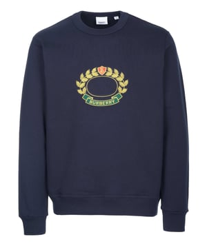 100% algodón; suéter de Burberry;  ADDISCOMBE;  Modelo: 8061288;  Mano de obra de alta calidad;  100% algodón suave;  Cuello redondo, manga larga;  Logotipo de Burberry bordado en la parte delantera