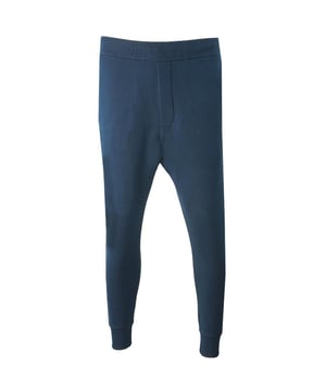 DSQUARED2 Maple Leaf Branded Navy Sweatpants. Dsquared2 S74KB0413 S25475 470 Navy Blue Joggers. Made In Portugal, 100% Cotton. Front Pockets. Cuffed Waist and Bottoms. Branding On Rear