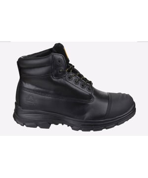 Ein robuster Sicherheitsstiefel mit PU/Gummi-Außensohle, wasserabweisendem Obermaterial aus vollnarbigem Leder, internem Mittelfußschutz, Stahlkappe und Stahlzwischensohle, antistatischer und hitzebeständiger Außensohle bis 300 Grad.
- Schlag- und druckfestes Zehenschutzkappen
- Mittelfußschutz
- Antistatische und energieabsorbierende Ferse
- Wasserabweisendes Obermaterial
- Durchtrittsichere Zwischensohle
- Hohe Hitzebeständigkeit bis 300 Grad