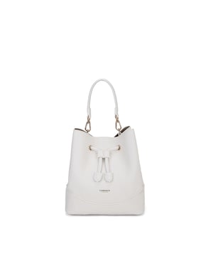 Damenhandtasche mit Kordelzugverschluss. eine offene Innentasche. fehlende Außentaschen. verstellbarer und abnehmbarer Schultergurt. Im PU-Griff. ein Innenfach.  Außenmaterial. Innen ungefüttert. Maße: 24x25,5x16 cm. Modeprodukt