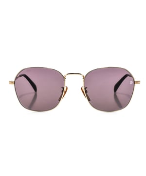 1031GS sunglasses with metal frame.

 Shape and design:
 - These David Beckham glasses have a square silhouette.

 Frame material:
 - The frame of these glasses is made of metal.
 - The use of metal provides durability and lightness to the frame.
 - This makes the glasses durable and comfortable to wear.

 Metal temples:
 - The temples are also made of metal, matching the frame material.
 - The metal on the temples adds solidity and stability to the structure of the glasses.

 Brand details:
 - David Beckham brand engraving on the lens.
 - These design elements help to clearly identify the model as part of the David Beckham eyewear collection.

 Glasses:
 - The lenses are of high quality.
 - These lenses provide excellent UV protection and sharp, clear vision.
 Measures: Lens height: 48 mm. Lens width: 56 mm. Bridge: 20 mm. Temples: 145 mm.
 Composition: Metal
 Care:
Use a soft, clean microfiber cloth to clean your sunglasses. This type of cloth will not scratch the lenses.
 Avoid using abrasive cleaning products, detergents, alcohol or acetone, as they can damage lenses and anti-reflective treatments.