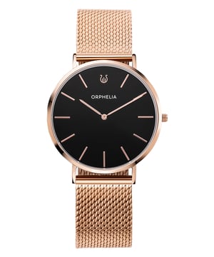 This Orphelia Violiso Analogue Watch for Men is the perfect timepiece to wear or to gift. It's Rose Gold 41 mm Round case combined with the comfortable Rose Gold Stainless steel watch band will ensure you enjoy this stunning timepiece without any compromise. Operated by a high quality Quartz movement and water resistant to 3 bars, your watch will keep ticking. CLASSIC DESIGN: This Orphelia Violiso Analogue watch with a Seiko Quartz movement will provide you with a sophisticated and elegant look. Orphelia High quality Stainless Steel straps gives you a very comfortable feeling. PREMIUM QUALITY: By using high-quality materials  Glass: Mineral Glass  Case material: Stainless steel  Bracelet material: Stainless steel - Water resistant: 3 bars COMPACT SIZE: Case diameter: 41 mm  Height: 6 mm  Strap- Length: 21 cm  Width: 20 mm. Due to this practical handy size  the watch is absolutely for everyday use-Weight: 80 g