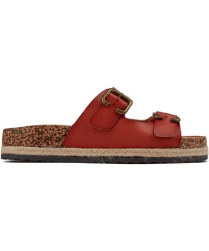 Sandalias con plantilla peppa Solesister color tostado para mujer, confeccionadas en sintético y suela sintética. Incluye: detalle de cuerda en la suela, forro y calcetín sintéticos y plantilla cómoda.