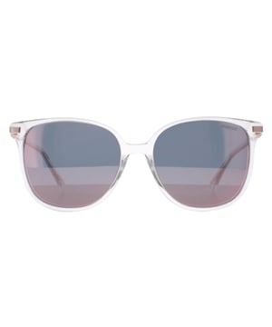 Die Polaroid Square Womens Gold Copper Rose Gold Mirror Polarized PLD 4170/G/S/X Sonnenbrille definiert moderne Eleganz und Funktionalität in einem vielseitigen, schlanken Rahmen neu. Diese Sonnenbrille wertet jedes Outfit mit ihrem raffinierten Design mühelos auf. Die präzise polarisierten Gläser garantieren außergewöhnliche Klarheit und unübertroffenen UV-Schutz und schützen Ihre Augen vor schädlichen Strahlen. Die leichte Bauweise sorgt für dauerhaften Komfort und Strapazierfähigkeit, ohne dabei Kompromisse bei der Qualität einzugehen. Damit ist diese Sonnenbrille die ideale Wahl für Ausflüge in der Stadt und im Freien.
