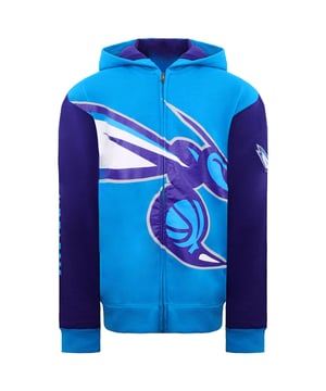 Keep your young fan warm and stylish with the NBA Charlotte Hornets Poster Board Kids Track Jacket. This jacket is perfect for showcasing team pride while offering comfort and durability, making it ideal for both sports activities and everyday wear. 
Key Features: 
-Official Team Graphics: 
Features the iconic Charlotte Hornets logo and team colors, allowing your child to proudly support their favorite NBA team. 
-High-Quality Fabric: 
Made from a durable polyester blend that provides a soft and comfortable feel, ensuring long-lasting wear and warmth. 
-Full-Zip Front: 
Equipped with a full-zip front closure for easy on and off, making it convenient for layering over t-shirts and jerseys. 
-Side Pockets: 
Includes side pockets for added functionality, allowing your child to keep their hands warm or store small essentials. 
-Breathable and Lightweight: 
Crafted with breathable materials to ensure comfort during active play, whether at practice, at the game, or on the go. 

Support the Charlotte Hornets with the Poster Board Kids Track Jacket, combining style, comfort, and team pride. Perfect for game days, school, or any outdoor activity.