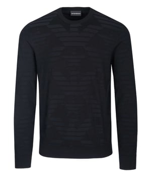 78% Viskose, 22% Polyamid; Emporio Armani Pullover;  Modell: 1MPWZ0999;  Hochwertig verarbeitet;  Rundhalsausschnitt;  Langarm;  Emporio Armani Logodetails