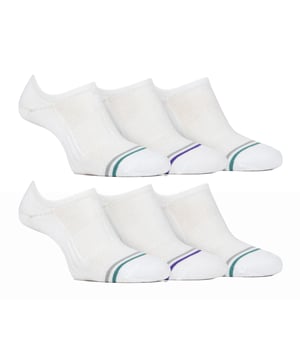 Farah - Men's 6 Pack Bamboo No-Show Socks¿Quién necesita calcetines duraderos para correr que no se vean pero que necesiten más suavidad y comodidad? ¡Pues estos calcetines Farah Bamboo Socks son perfectos! El paquete de 6 calcetines para hombre están hechos de bambú súper suave, lo que significa que se sienten increíble en sus pies, así como ser ideal para todo tipo de calcetines exercise.Bamboo también ayudan a regular la temperatura por lo que estos calcetines le ayudará a sentirse caliente en el invierno, y fresco en el verano. Los calcetines de bambú también ayudan a regular la temperatura, por lo que estos calcetines te ayudarán a sentirte caliente en invierno y fresco en verano. Estos calcetines, de corte bajo para que no se noten en las zapatillas, son perfectos para quien busque un par cómodo y a la moda, con el emblemático logotipo de Farah cosido en la suela y disponibles en dos colores tradicionales: blanco y negro, ambos con rayas en la suela: Este paquete incluye 6 pares con una excelente relación calidad-precio y están disponibles en 2 opciones de color. Están disponibles en las tallas 6-11 del Reino Unido y están fabricados con un 83% de viscosa de bambú, un 14% de poliéster y un 5% de elastano. Lavables a mano.Detalles adicionales del productoCalcetines de entrenamiento Farah para hombreBambú excepcionalmente suavePata RIbbed duraderaDiseños en 4 coloresTacto similar a la sedaHechos para hacer ejercicio y mucho más10 pares por paqueteTalla única para hombre: 6-11 UKBambú supersuaveLavables a mano