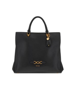 Guess Malva Handtasche für Damen Schwarz Polyurethan. Authentisches Gepäck der Marke Guess - Streetwear/Sportswear Design von Guess - Guess für Damen, modisch und perfekt für den Alltag - Schwarze Guess Handtaschen passen hervorragend zu Ihrer Garderobe - Bequemes Material aus Polyurethan - klassisch - Malva -