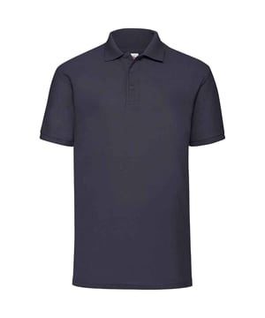 65% Polyester, 35% Katoen. Ontwerp: Eenvoudig. Halslijn: Platte gebreide kraag, Geribd, Getapet, Omgeslagen kraag. Manchet: Plat gebreid rib. Mouwtype: Korte mouwen. Hem: Tweelingnaaldsteek. Placket met 3 knopen, Onderhoudsvriendelijk, Zelfkleurige knopen, Schouder met dubbele naald. 180gsm. Duurzaamheid: Better Cotton Initiative, Oeko-Tex Standard 100 gecertificeerd, WRAP gecertificeerd..