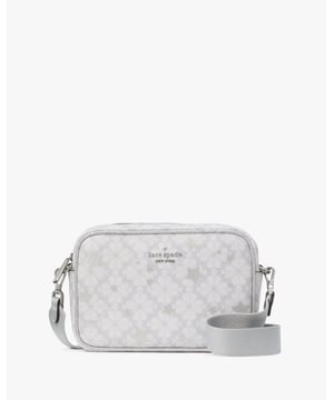 Spade Flower Spade Flower Star Toss Mini Camera Bag, Metal Pinmount With Spade, Slip Pocket, Back Slip Pocket,  Length: 5.50 Cm,  Width: 19.60 Cm,  Height: 13.10 Cm