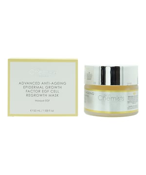 Skin Chemists Advanced Anti-Ageing Epidermal Growth Factor Cell Regrowth Mask 50 is a cutting-edge skincare treatment designed to rejuvenate and revitalise the skin at a cellular level. Infused with potent Epidermal Growth Factor (EGF) technology, this mask is a powerhouse of regenerative properties, known for its ability to stimulate cell renewal and promote a more youthful complexion. It deeply penetrates to infuse essential nutrients, encouraging the skin's natural regeneration process. Over time, this leads to a smoother, firmer, and more supple complexion. The EGF Cell Regrowth Mask 50 is formulated to target the signs of aging, including fine lines, wrinkles, and loss of elasticity. It works to fortify the skin's protective barrier, shielding it from environmental stressors and helping to maintain a youthful, radiant appearance. In addition to its potent EGF technology, this mask is enriched with a blend of advanced skincare ingredients and natural botanical extracts. Together, they enhance the skin's resilience and vitality, providing a revitalising and invigorating experience upon application. This mask is suitable for all skin types and is the perfect addition to any anti-aging skincare routine.