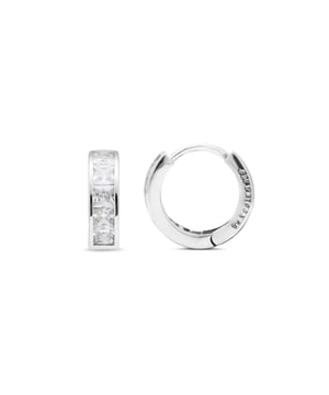Pendientes essential de plata de ley 925 y circonita brillante con acabado en baño de rodio. Momentos para brillar combina a la perfección diseños que se resisten al paso del tiempo con joyas más innovadoras. Joyas elegantes y sofisticadas para brillar en ocasiones especiales.