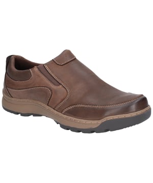 Bovenkant: Leder. Voering: Textiel. Zool: Andere materialen. Slip-on schoenen voor een ontspannen dagelijkse stijl. Comfortabele afgeronde schortneus, voetbed van traagschuim, gewatteerde kraag en dubbele elastische bretels.