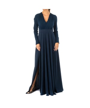 Langärmeliges Kleid
 Farbe Navy
 V-Ausschnitt.
 Reißverschluss auf dem Rücken.
 Metallplatte mit dem Logo auf der Vorderseite.
 Futter aus Gaze innen.
 Seiten mit Ouvertüre in den Bässen.
 Nähte in Ton gesehen.

 Zusammensetzung: 67% Modal - 25% Polyester - 5% Spanex

 Waschanleitung:
 - Maximal bei 40ºC waschen.
 - Bügeln bei mittlerer Temperatur, max. 110 ° C.
 - Es erlaubt, Trockner zu verwenden.
 - Verwenden Sie keine Bleichmittel.
 - Unterstützt keine chemische Reinigung.

 Größe
 Europäischer Designer

 1 XS
 2 S
 3 M
 4 L
 5 XL
 6 XXL


 Zusammensetzung: 67% Modal, 25% Polyester, 5% Spanex
 Pflege:
- Maximal bei 40ºC waschen.
 - Bügeln bei mittlerer Temperatur, max. 110ºC.
 - Erlaubt die Verwendung eines Trockners.
 - Keine Bleichmittel verwenden.
 - Chemische Reinigung ist nicht möglich.