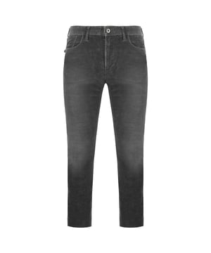 Emporio Armani J06 SlimFit Reg Wst Broek Grijs Heren Broek 6Z1J06 1N1GZ 0581