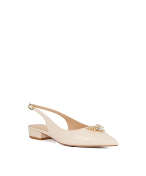 From its metallic textured finish to its attention-grabbing embellished toe detail, Holding is a pair of slingbacks you'll simply adore. Set on a low block heel, these pointed-toe sandals exude elegance all day and night.