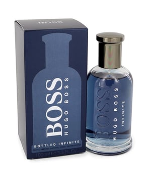 Boss Bottled Infinite by Hugo Boss is a woody aromatic fragrance for men. Top notes are apple, mandarin orange, cinnamon and sage. Middle notes are lavender, patchouli and rosemary. Base notes are sandalwood and olive tree. Boss Bottled Infinite was launched in 2019.
