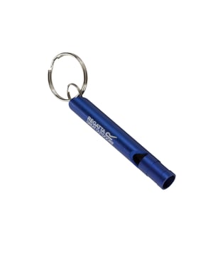 Ideal for attracting attention whilst outdoors. Light & durable Aluminium. Keyring included.