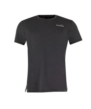 Diadora Crew Neck Zwart Heren Easy Tennis T-Shirt 102 174142 01 80013