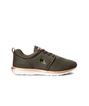 Le Coq Sportif Dynacomf Femenina Mesh Green Synthetic Womens Entrenadores 1810172