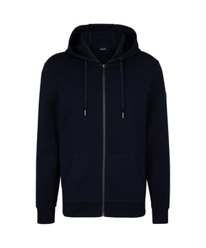 Einfarbige Sweatjacke für Herren von der Marke JOOP!. Aus der Serie Stratos mit Kapuze. Mit schönen kleinen JOOP! Logo Details. Angenehmer Tragekomfort.