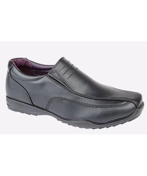 Delivered in a sleek black colourway with intricate stitch detailing throughout, a padded ankle collar, and twin gussets for easy slip-on wear, these U.S. Brass Sewell men's shoes are a must-have for practical comfort.
- PU upper
- Padded ankle collar
- Intricate stitch detailing
- Twin gussets for easy slip-on wear
- TPR Sole